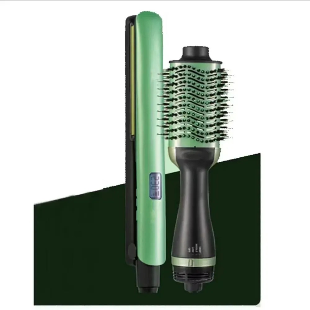 Plancha Aguacate + Cepillo Secador Aguac